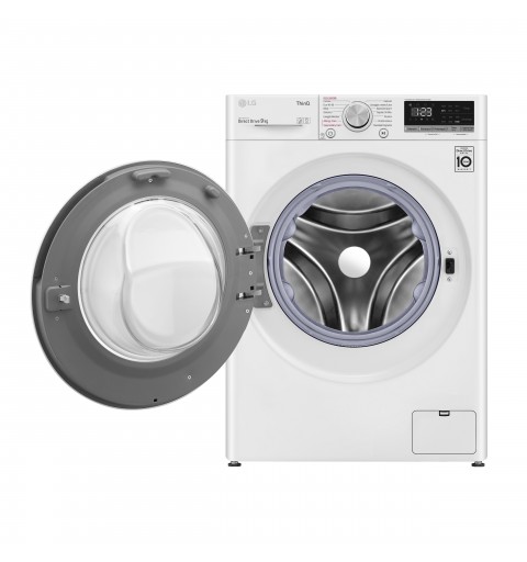 LG Lavatrice Smart AI DD™ TurboWash ™ 9 kg Classe energetica B Autodose Lavaggio a vapore