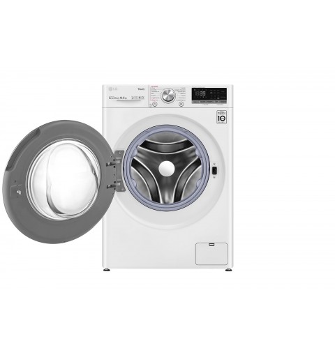 LG F4WV710S1E machine à laver Charge avant 10,5 kg 1400 tr min A Blanc
