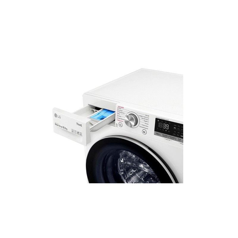 LG F4WV710S1E machine à laver Charge avant 10,5 kg 1400 tr min A Blanc