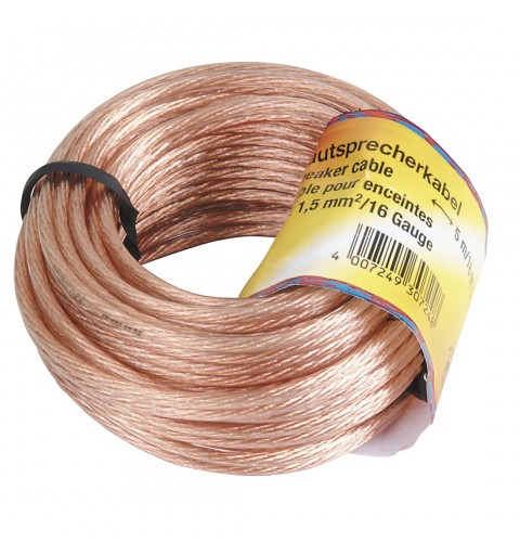 Hama 00205142 cable de audio 10 m Transparente