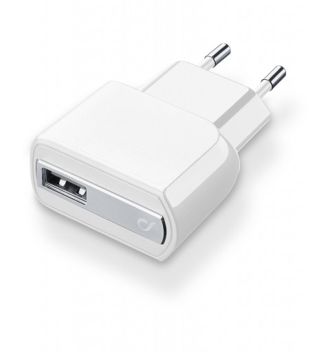 Cellularline USB Charger Ultra - Fast Charge Universale Caricabatterie veloce a 10W Bianco