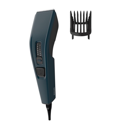 Philips HAIRCLIPPER Series 3000 HC3505 15 tondeuse à cheveux Noir, Vert