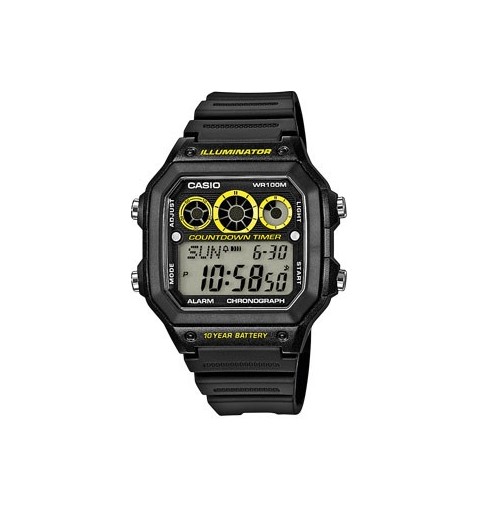 Casio AE-1300WH-1AVEF watch Bracelet watch Male Electronic Black