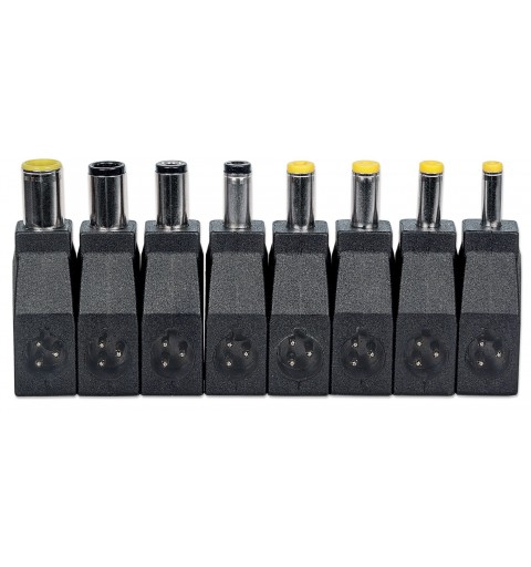 Manhattan Universal Notebook Laptop Power Adapter, 70W, Adjustable Voltage, Seven Output Levels, 70W, Compatible with most