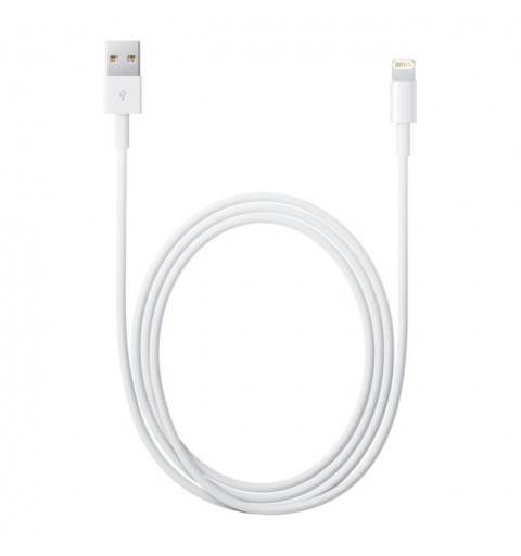 Apple MD818ZM A cable de conector Lightning 1 m Blanco