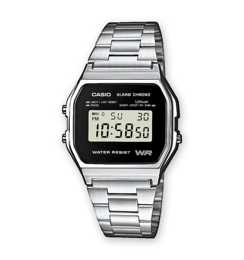 Casio A158WEA-1EF watch Wrist watch Unisex Electronic Black
