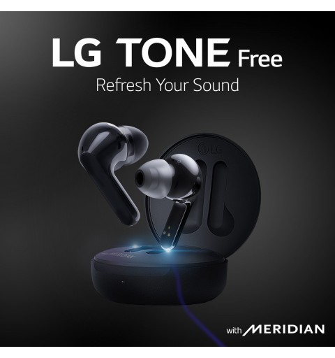 LG TONE Free FN4 Black Cuffie Bluetooth True Wireless