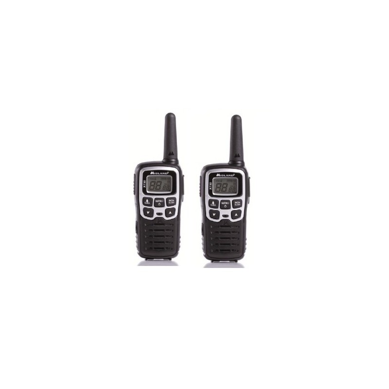 Midland XT50 two-way radios 24 canales 446.00625 - 446.0937 MHz Negro, Gris