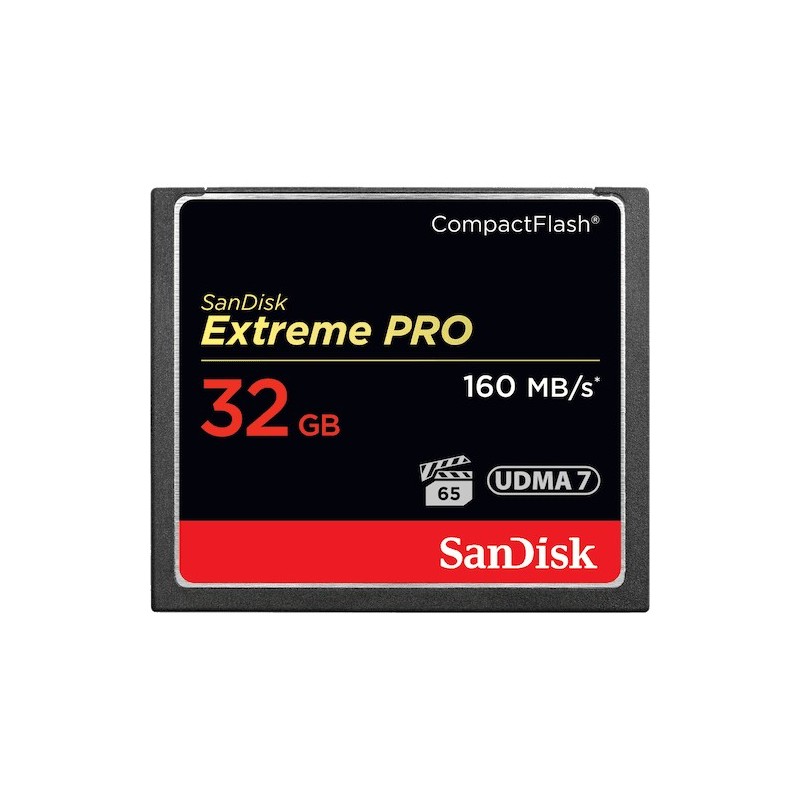 SanDisk 32GB Extreme Pro CF 160MB s 32 Go CompactFlash