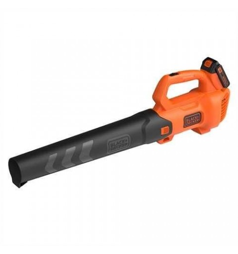 Black & Decker BCBL200L soffiatore di foglie cordless 145 km h Nero, Arancione 12 V Ioni di Litio