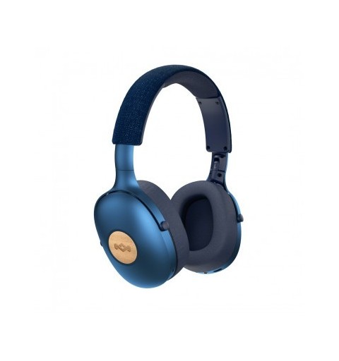 The House Of Marley Positive Vibration XL Casque Sans fil Arceau Musique USB Type-C Bluetooth Bleu