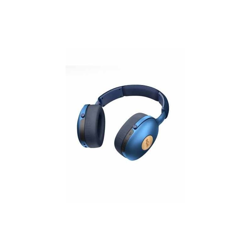 The House Of Marley Positive Vibration XL Casque Sans fil Arceau Musique USB Type-C Bluetooth Bleu