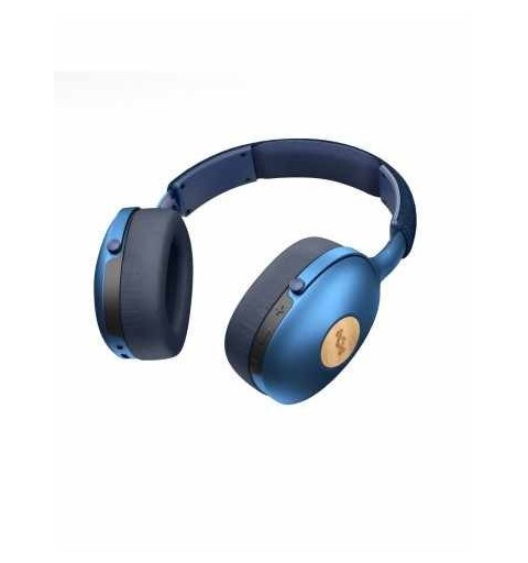 The House Of Marley Positive Vibration XL Casque Sans fil Arceau Musique USB Type-C Bluetooth Bleu