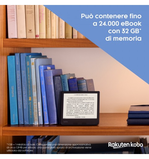 Rakuten Kobo Libra 2 lettore e-book Touch screen 32 GB Wi-Fi Bianco