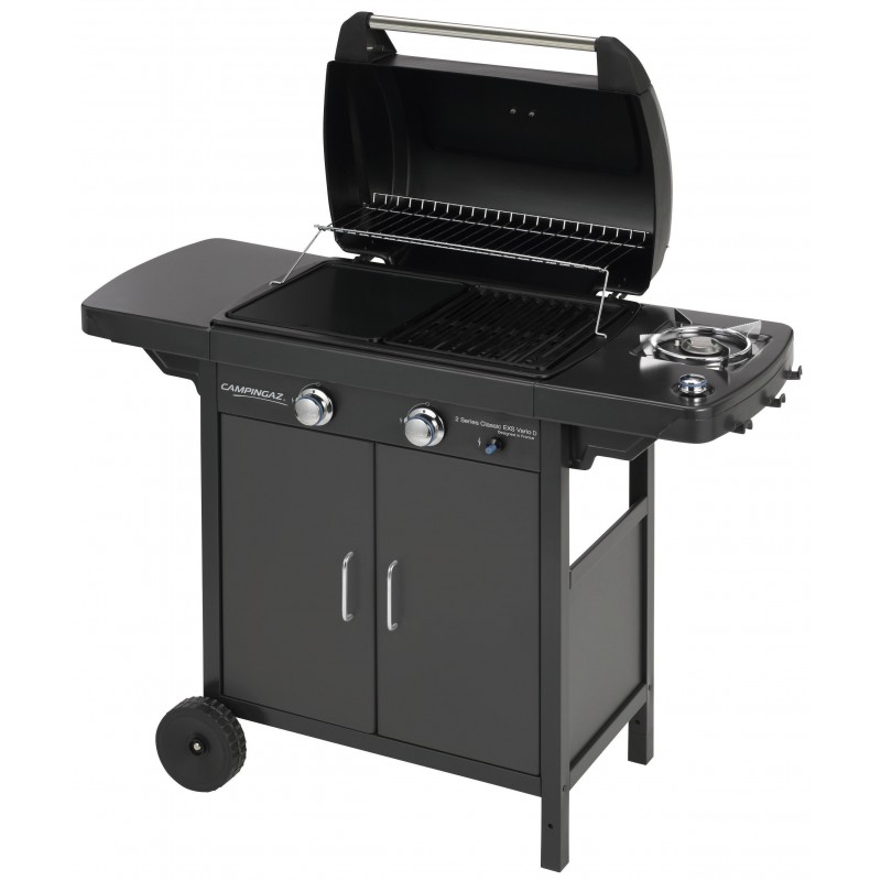 Campingaz 2 Series Classic EXS Vario D Barbacoa Carro Gas Negro 9600 W