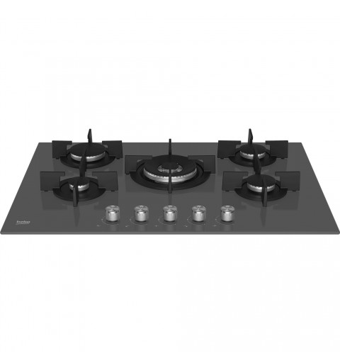 Beko HILW 75222 SZG hob Grey Built-in 75 cm Gas 5 zone(s)