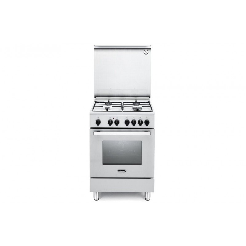 De’Longhi DMX 64 ED Cocina independiente Encimera de gas Acero inoxidable A