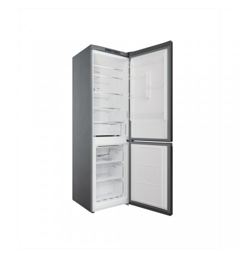 Hotpoint HAFC9 TA23SX O3 réfrigérateur-congélateur Autoportante 367 L D Noir, Argent