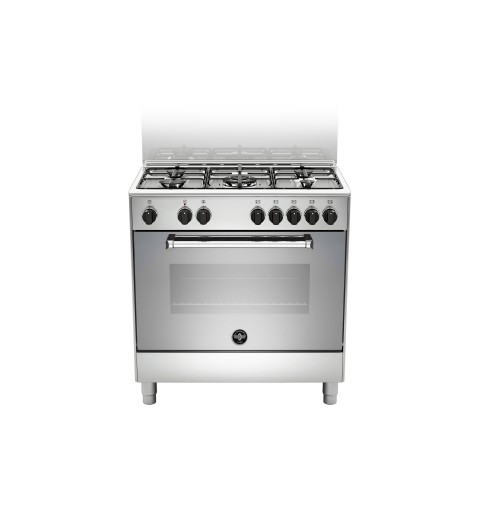 Bertazzoni La Germania Americana AMN855EXV cocina Cocina independiente Encimera de gas Acero inoxidable A