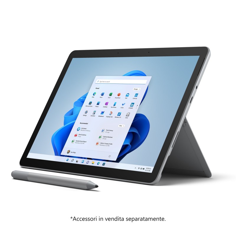 Microsoft Surface Go 3 128 GB 26,7 cm (10.5") Intel® Core™ i3 8 GB Wi-Fi 6 (802.11ax) Windows 11 Home in S mode Platino