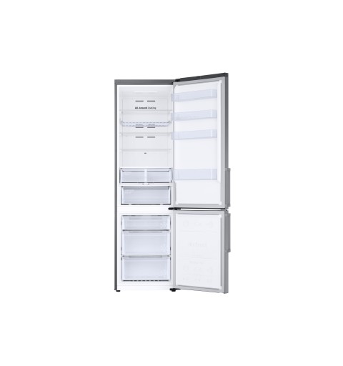 Samsung RB38T665DS9 frigorifero con congelatore Libera installazione 385 L D Argento