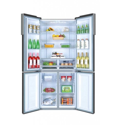 Haier Cube 83 Serie 5 HTF-452DM7 frigo américain Autoportante 468 L F Acier inoxydable