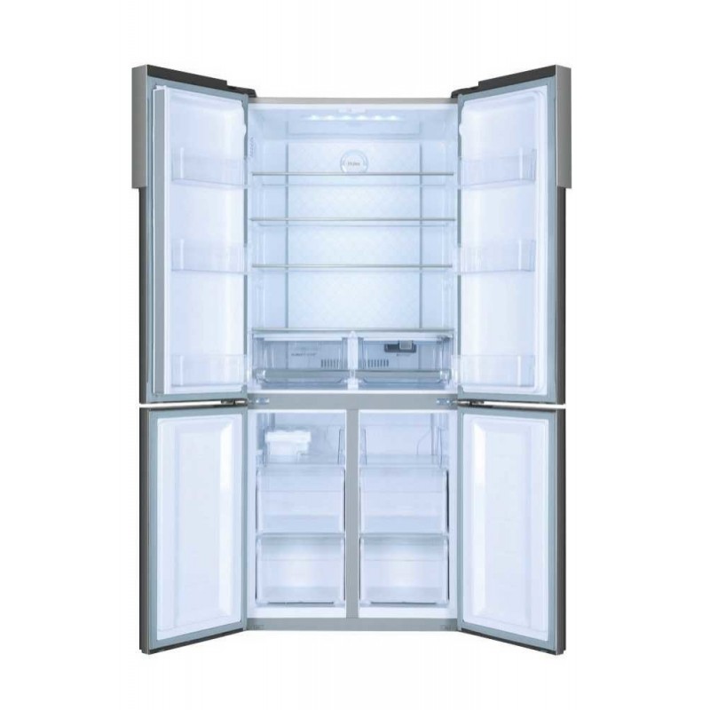 Haier Cube 83 Serie 5 HTF-452DM7 frigo américain Autoportante 468 L F Acier inoxydable