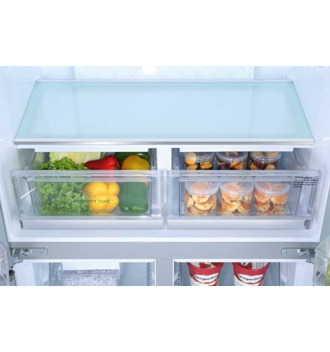 Haier Cube 83 Serie 5 HTF-452DM7 side-by-side refrigerator Freestanding 468 L F Stainless steel