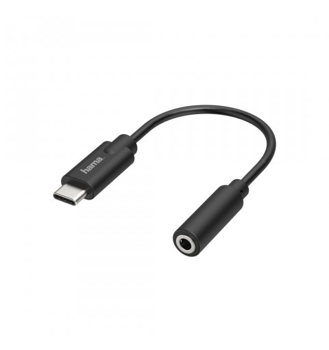 Hama 00200318 cavo per cellulare Nero USB C 3.5mm