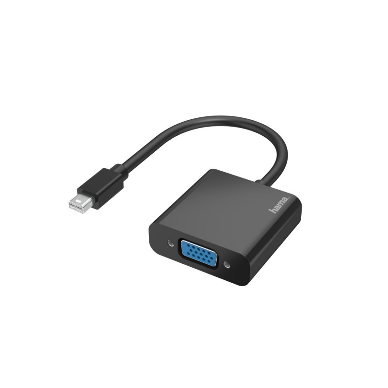 Hama 00200333 cavo e adattatore video Mini DisplayPort VGA (D-Sub) Nero