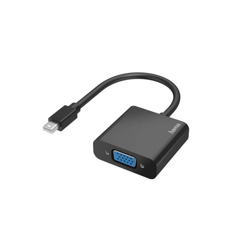 Hama 00200333 câble vidéo et adaptateur Mini DisplayPort VGA (D-Sub) Noir