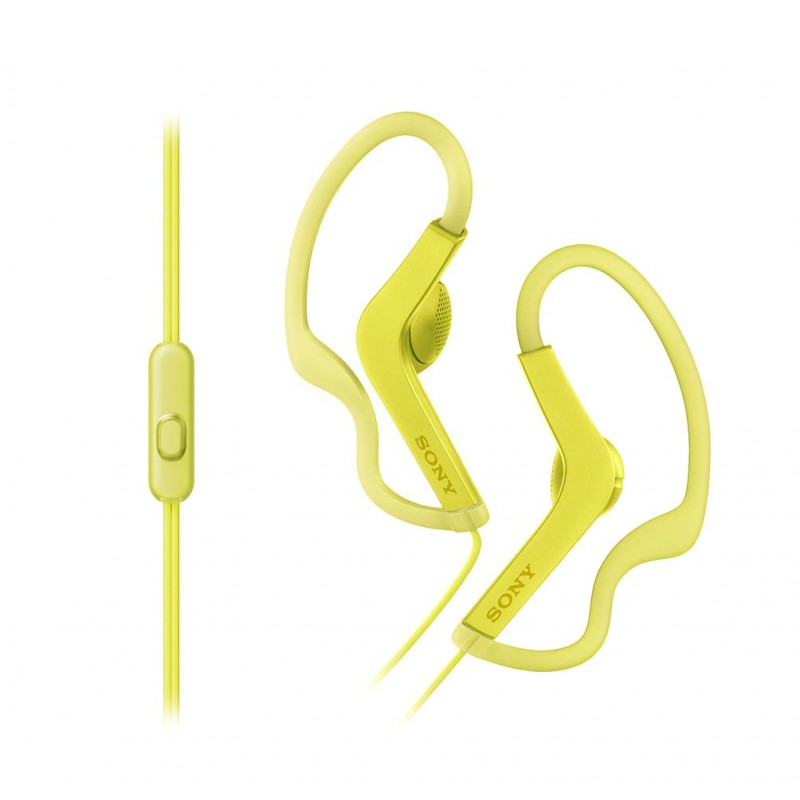 Sony MDRAS210APY Auriculares Alámbrico gancho de oreja Deportes Amarillo