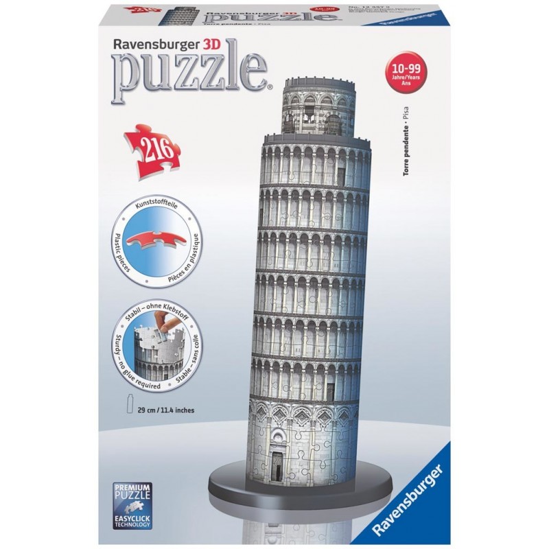 Ravensburger Leaning Tower of Piya 3D Puzzle 216 pieza(s)