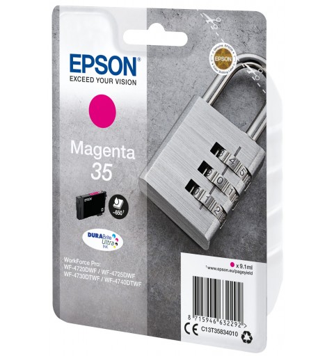 Epson Padlock Singlepack Magenta 35 DURABrite Ultra Ink