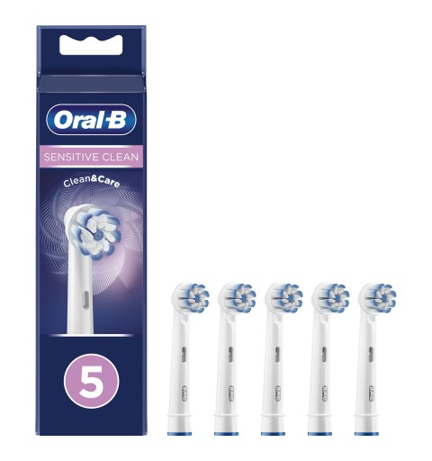 Oral-B Sensitive Clean Testine Di Ricambio, Confezione Da 5 Pezzi