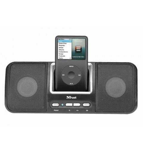 Trust SP-2986BI iPod sound station 10 W Black