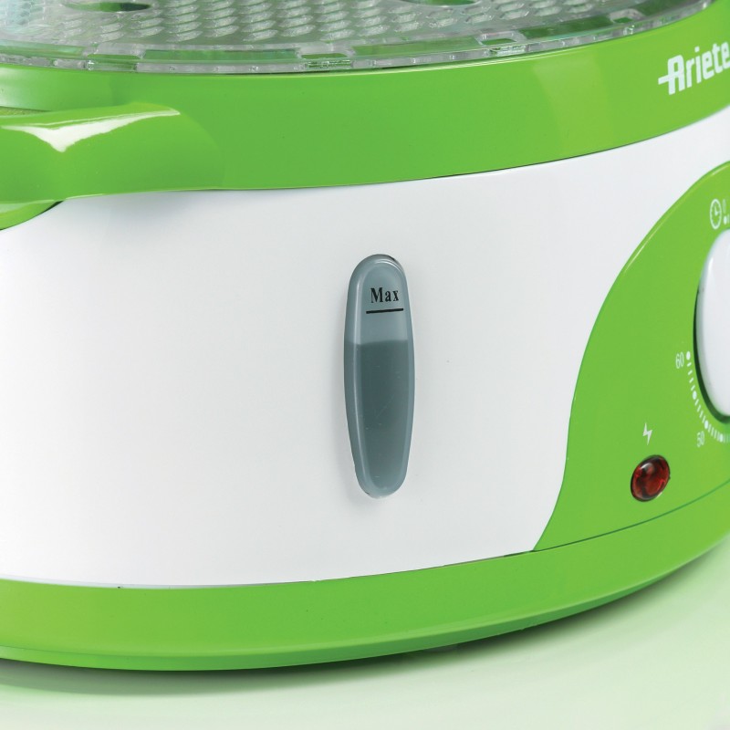 Ariete 0911 vaporizador 3 cesta(s) Independiente 800 W Verde, Blanco