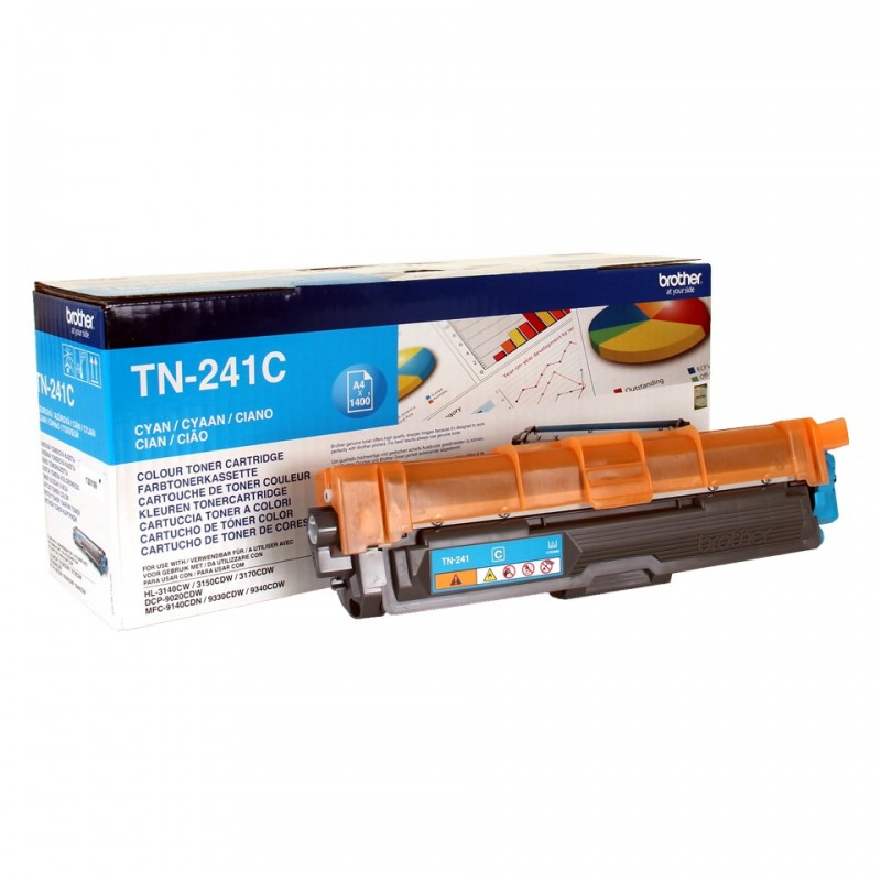 Brother TN-241C cartuccia toner 1 pz Originale Ciano