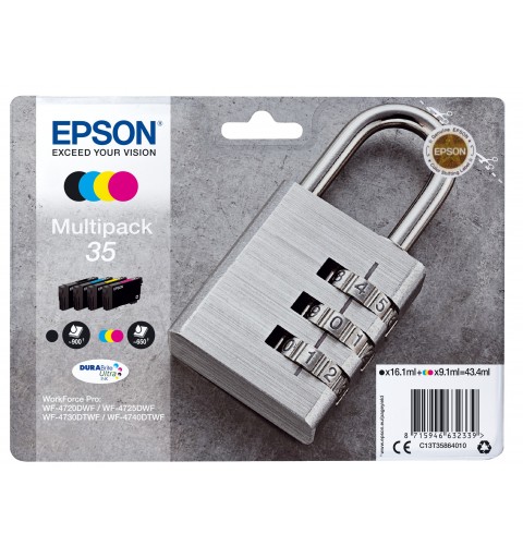 Epson Padlock Multipack 4-colours 35 DURABrite Ultra Ink