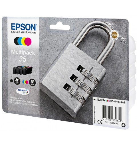 Epson Padlock Multipack 4-colours 35 DURABrite Ultra Ink