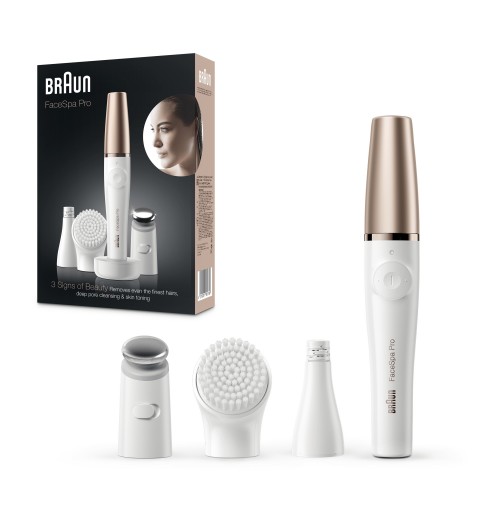 Braun FaceSpa Pro SE911, Bellezza Viso Epilatore Tutto-In-Uno, Dieci Micro Fori