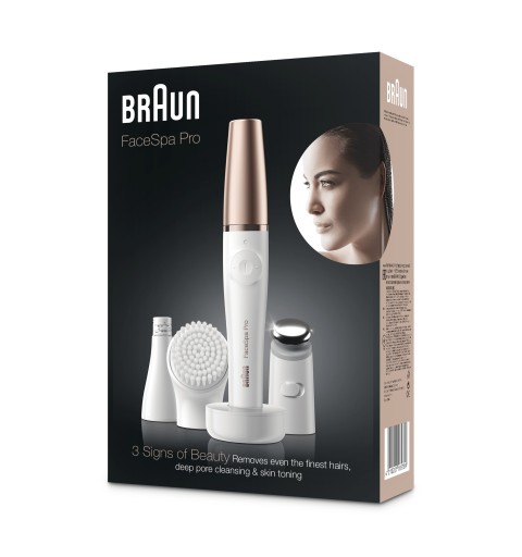 Braun FaceSpa Pro SE911, Bellezza Viso Epilatore Tutto-In-Uno, Dieci Micro Fori