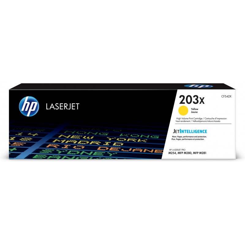 HP LaserJet Cartuccia toner giallo originale ad alta capacità 203X