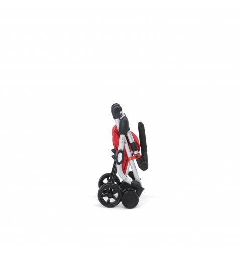 Foppapedretti Go Up Aluminium, Schwarz, Rot Trolley-Tasche