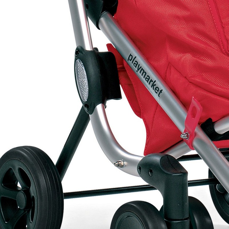 Foppapedretti Go Up Aluminium, Schwarz, Rot Trolley-Tasche