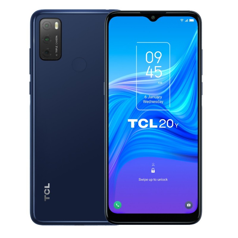 TCL 20y 16,6 cm (6.52 Zoll) Android 11 4G Mikro-USB 4 GB 128 GB 4000 mAh Blau