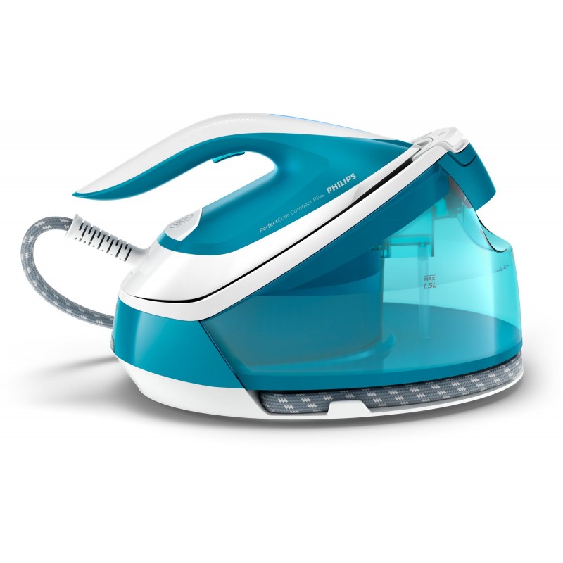 Philips GC7923 20 estación plancha al vapor 2400 W 1,5 L Suela de SteamGlide Color aguamarina, Blanco