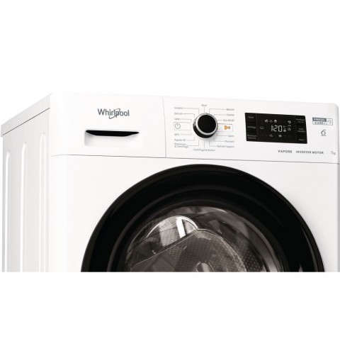 Whirlpool FSB 723V BS IT N lavadora Carga frontal 7 kg 1200 RPM D Blanco