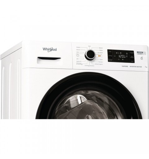 Whirlpool FSB 723V BS IT N lavatrice Caricamento frontale 7 kg 1200 Giri min D Bianco