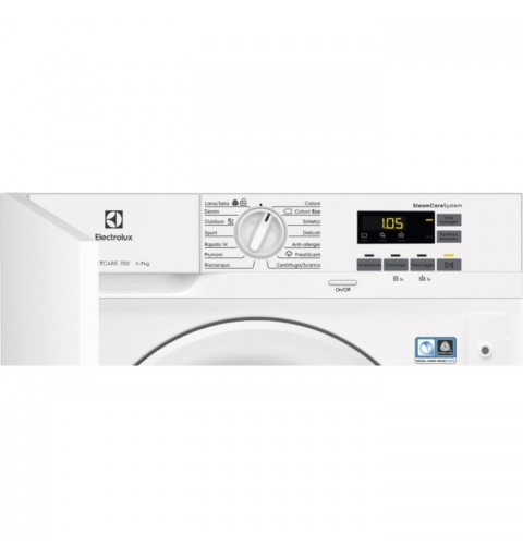 Electrolux EW7F572BI machine à laver Charge avant 7 kg 1200 tr min F Blanc